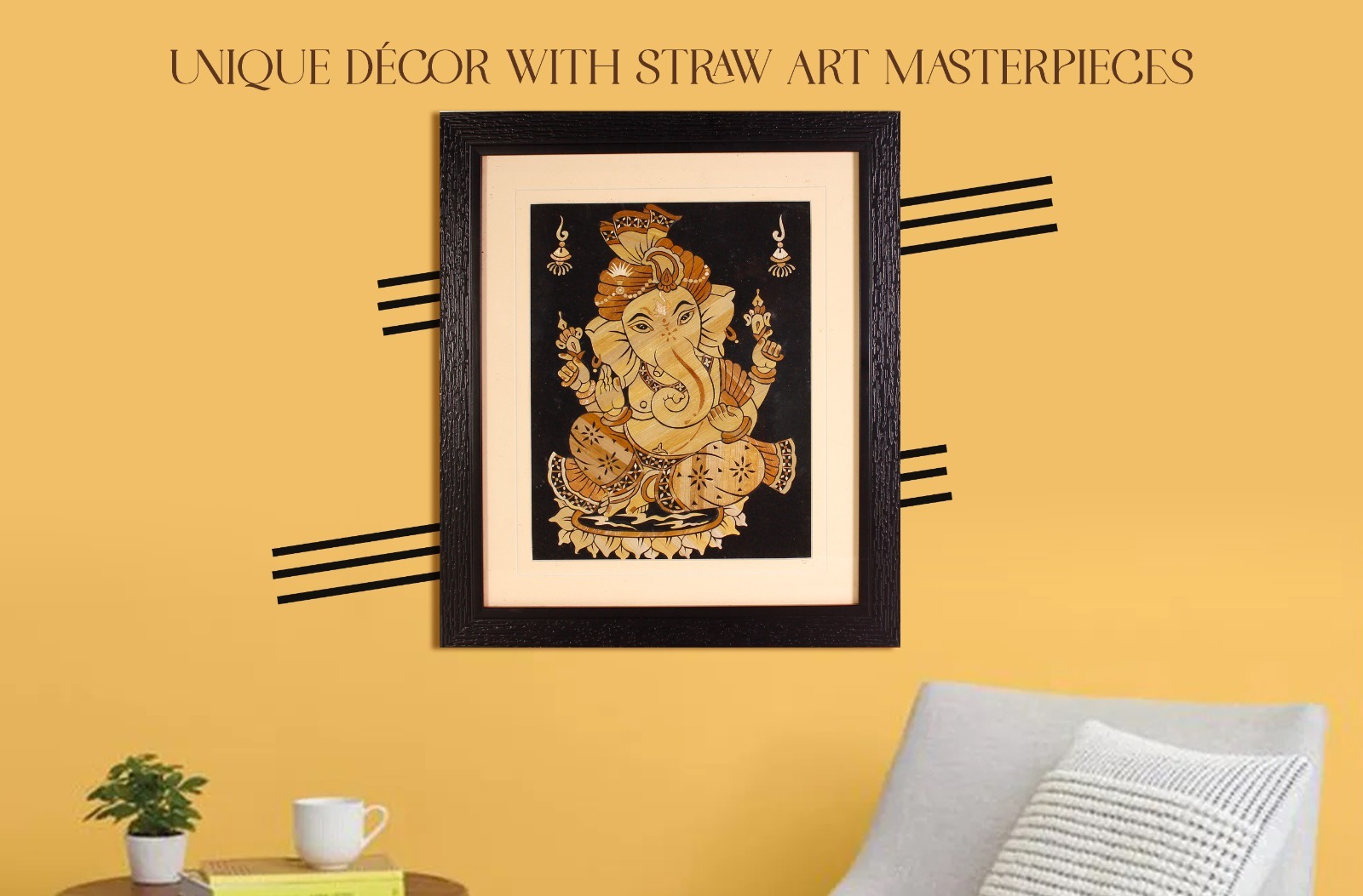 Unique Decor with Straw Art Masterpieces